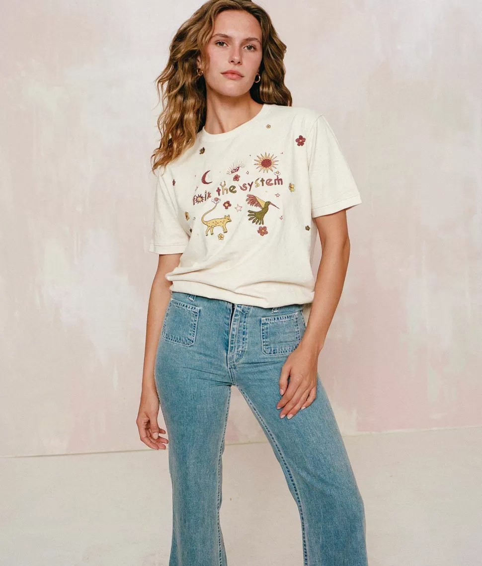 Women Christy Dawn Tops & Blouses>The Folk The System Tee